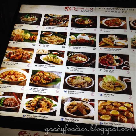 malaysian food street sentosa menu